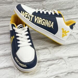 West Virginia Mountaineers Woman's 9 / 10 Sneakers Shoes Lace Up NCAA Team Shoes